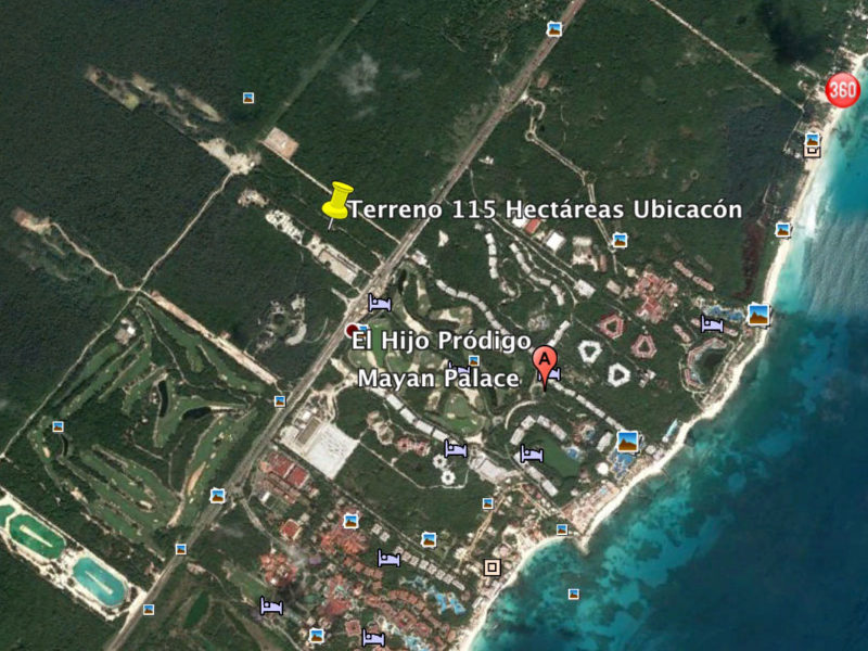 Terreno 115 hectáreas en venta super ubicación Bienes Raíces Quintana Roo