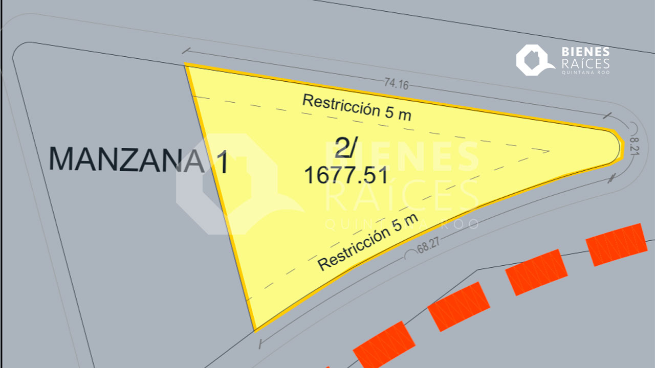 Terreno-en-venta-en-la-Cruz-de-Servicios-nuevo-centro-de-Playa-del-Carmen-Agencia-Inmobiliaria-Bienes-Raíces-Quintana-Roo-Real-Estate-SM-63-Mz-1-L-22