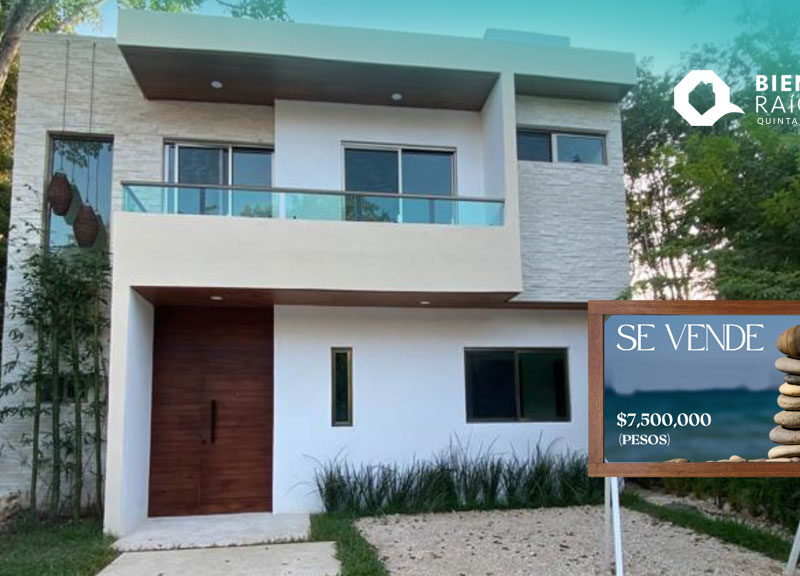 CASA-EN-VENTA-EN-PLAYA-DEL-CARMEN-Agencia-Inmobiliaria-Bienes-Raíces-Quintana-Roo-Real-Estate-senderos-mayakoba-Riviera-Maya1