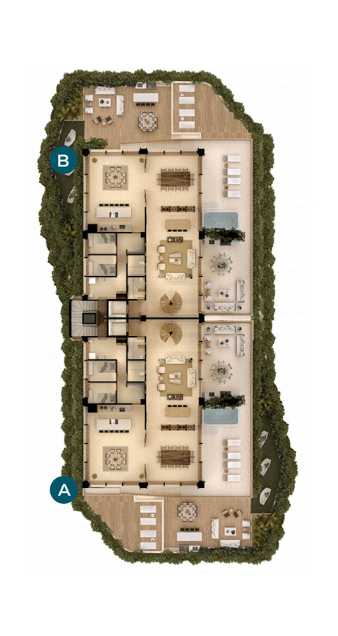 Costa-residence-Corasol-Agencia-Inmobiliaria-Bienes-Raíces-Quintana-Roo-Real-Estate-1st-floor