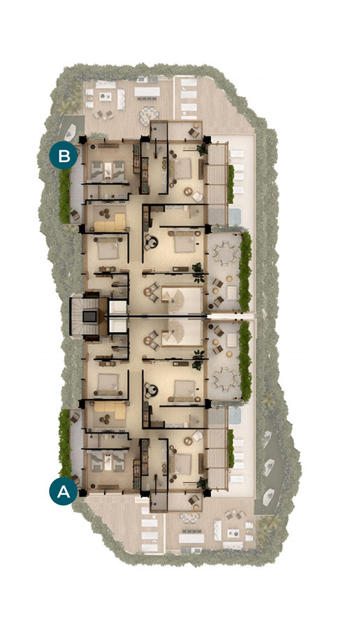 Costa-residence-Corasol-Agencia-Inmobiliaria-Bienes-Raíces-Quintana-Roo-Real-Estate-2-floor