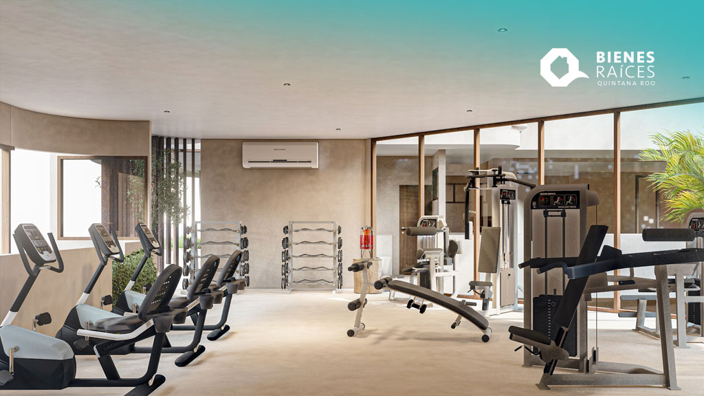 GYM Departamentos-en-venta-Tulum-Agencia-Inmobiliaria-Bienes-Raíces-Quintana-Roo-Real-Estate-ixchel-Riviera-Maya-Tulum-apartments-for-sale3